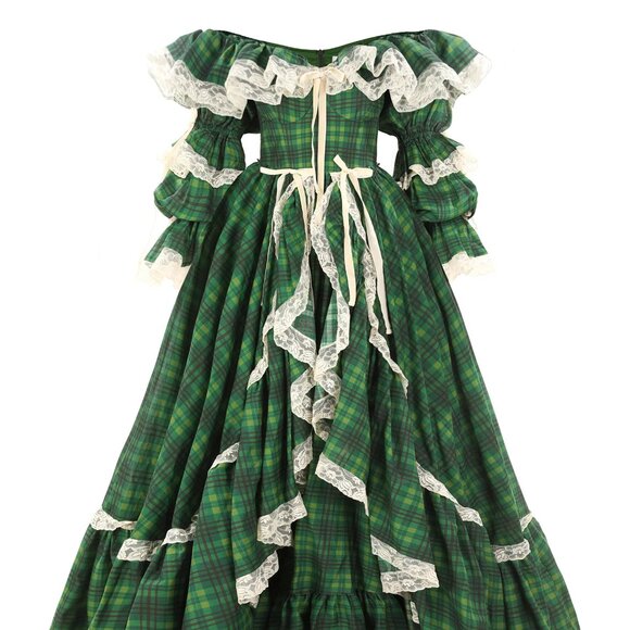 Selkie Beth Plaid Waltz Gown - S / NWOT - Picture 6 of 8